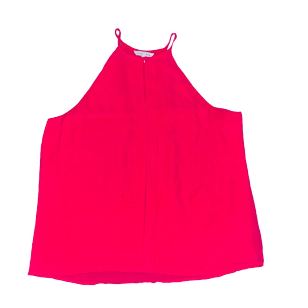 Bright magenta M Naked Zebra tank/ dressy blouse! NWOT